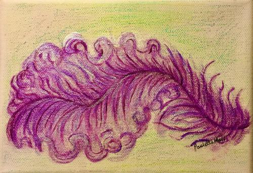 Magenta Feather